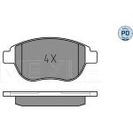 Meyle 025 236 0019/PD Bremsbelagsatz, Scheibenbremse MEYLE-PD: Advanced performance and design Meyle 025 236 0019/PD Bremsbelagsatz, Scheibenbremse MEYLE-PD: Advanced performance and design