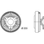 Kupplung, Kühlerlüfter CFC 21 000P Kupplung, Kühlerlüfter CFC 21 000P
