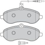 Valeo 598899 Bremsbelagsatz, Scheibenbremse