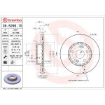 Brembo 09.5296.10 Bremsscheibe PRIME LINE Brembo 09.5296.10 Bremsscheibe PRIME LINE