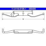 Feder, Bremssattel 11.8116-0109.1