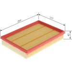 BOSCH 1 457 433 605 Luftfilter