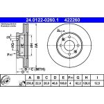 Bremsscheibe 24.0122-0260.1