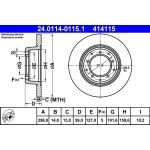 Bremsscheibe 24.0114-0115.1