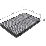 BOSCH 1 987 432 482 Innenraumfilter BOSCH 1 987 432 482 Innenraumfilter