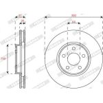 Ferodo DDF2816C Bremsscheibe PREMIER Ferodo DDF2816C Bremsscheibe PREMIER