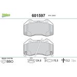 Valeo 601597 Bremsbelagsatz, Scheibenbremse Valeo 601597 Bremsbelagsatz, Scheibenbremse