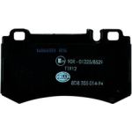 Bremsbelagsatz, Scheibenbremse 8DB 355 014-941 Bremsbelagsatz, Scheibenbremse 8DB 355 014-941