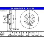 Bremsscheibe 24.0128-0136.1