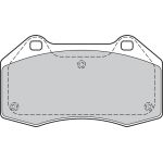 Valeo 598861 Bremsbelagsatz, Scheibenbremse
