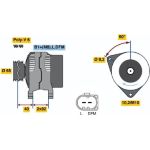 Generator 0 124 515 040 Generator 0 124 515 040
