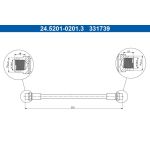 ATE 24.5201-0201.3 Bremsschlauch