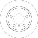 TRW DF6353 Bremsscheibe