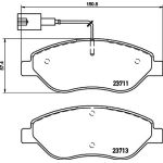 Bremsbelagsatz, Scheibenbremse 8DB 355 020-561 Bremsbelagsatz, Scheibenbremse 8DB 355 020-561
