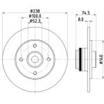 Bremsscheibe 8DD 355 125-161 Bremsscheibe 8DD 355 125-161