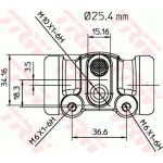 TRW BWL111 Radbremszylinder
