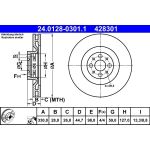Bremsscheibe 24.0128-0301.1
