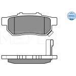 Meyle 025 217 3813/W Bremsbelagsatz, Scheibenbremse MEYLE-ORIGINAL: True to OE Meyle 025 217 3813/W Bremsbelagsatz, Scheibenbremse MEYLE-ORIGINAL: True to OE