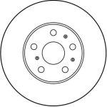 TRW DF3037 Bremsscheibe