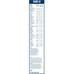 BOSCH 340 U Scheibenwischer Twin 3 397 004 578 BOSCH 340 U Scheibenwischer Twin 3 397 004 578