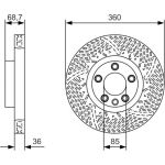 Bremsscheibe 0 986 479 B13 Bremsscheibe 0 986 479 B13
