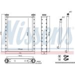 Nissens 707172 Wärmetauscher, Innenraumheizung FIRST FIT Nissens 707172 Wärmetauscher, Innenraumheizung FIRST FIT
