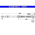 Bremsschlauch 24.5248-0461.3