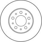 Bremsscheibe DF1689 Bremsscheibe DF1689