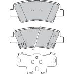 Bremsbelagsatz, Scheibenbremse 601139 Bremsbelagsatz, Scheibenbremse 601139