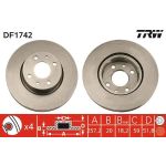 TRW DF1742 Bremsscheibe TRW DF1742 Bremsscheibe