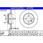 Bremsscheibe 24.0113-0178.1