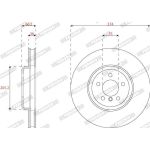 Bremsscheibe DDF2042LC-1 Bremsscheibe DDF2042LC-1