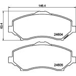 Bremsbelagsatz, Scheibenbremse 8DB 355 014-321 Bremsbelagsatz, Scheibenbremse 8DB 355 014-321