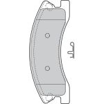 Valeo 598833 Bremsbelagsatz, Scheibenbremse Valeo 598833 Bremsbelagsatz, Scheibenbremse