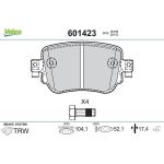 Valeo 601423 Bremsbelagsatz, Scheibenbremse Valeo 601423 Bremsbelagsatz, Scheibenbremse