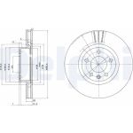 Delphi BG2742 Bremsscheibe Delphi BG2742 Bremsscheibe