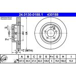 Bremsscheibe 24.0130-0188.1