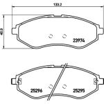 Bremsbelagsatz, Scheibenbremse 8DB 355 017-351 Bremsbelagsatz, Scheibenbremse 8DB 355 017-351