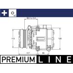 Mahle ACP 858 000P Kompressor, Klimaanlage BEHR Premium Line Mahle ACP 858 000P Kompressor, Klimaanlage BEHR Premium Line