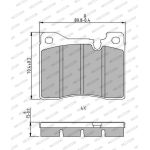 Ferodo FDB161 Bremsbelagsatz, Scheibenbremse PREMIER ECO FRICTION Ferodo FDB161 Bremsbelagsatz, Scheibenbremse PREMIER ECO FRICTION