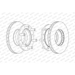 Ferodo FCR233A Bremsscheibe PREMIER Ferodo FCR233A Bremsscheibe PREMIER