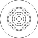 Bremsscheibe DF2706BS Bremsscheibe DF2706BS