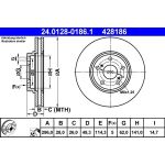 Bremsscheibe 24.0128-0186.1