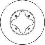TRW DF2679 Bremsscheibe
