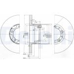 Delphi BG2163 Bremsscheibe