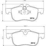 Bremsbelagsatz, Scheibenbremse 8DB 355 008-941 Bremsbelagsatz, Scheibenbremse 8DB 355 008-941