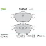 Valeo 598566 Bremsbelagsatz, Scheibenbremse Valeo 598566 Bremsbelagsatz, Scheibenbremse