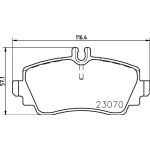 Bremsbelagsatz, Scheibenbremse 8DB 355 018-281 Bremsbelagsatz, Scheibenbremse 8DB 355 018-281