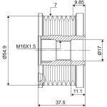 Generatorfreilauf 588135 Generatorfreilauf 588135