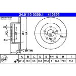Bremsscheibe 24.0110-0399.1